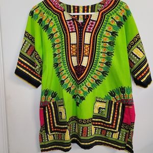 African Influence Dashiki Festival Hippie Unisex